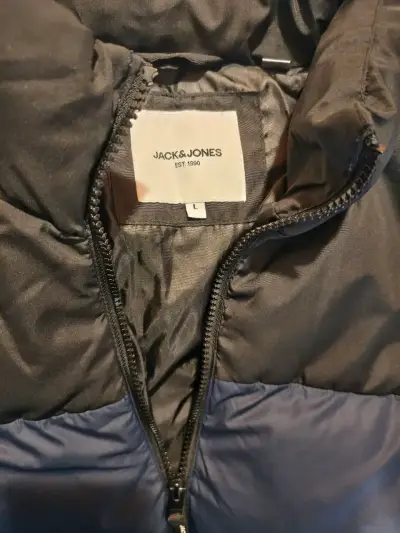 Chaqueta acolchada azul marino - miniatura 2