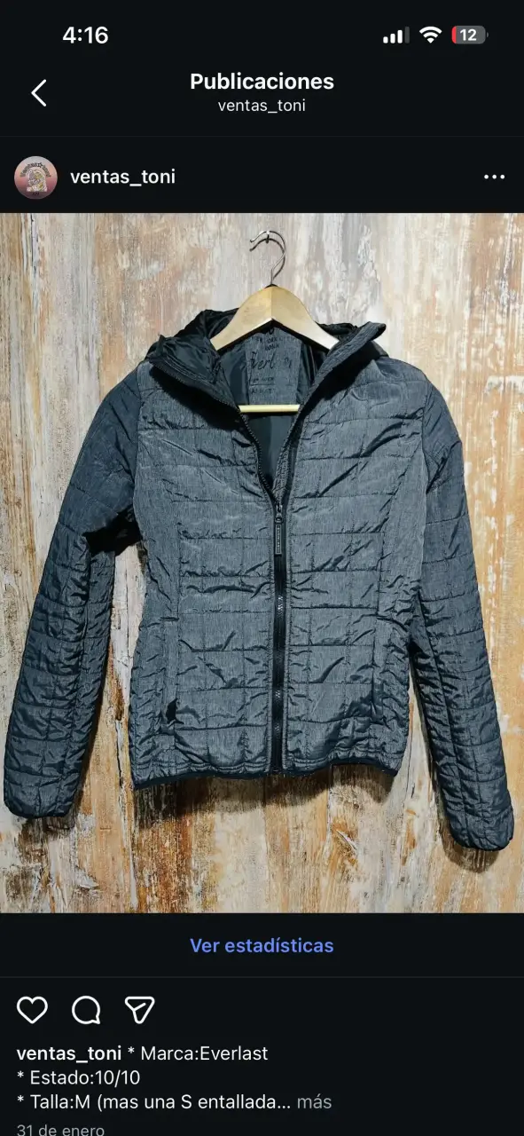 Parka gris Everlast con capucha