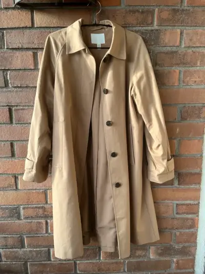 Trench beige clásico xs oversize - miniatura 2