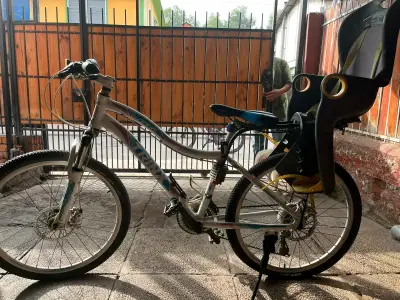 Bicicleta Trinx con silla infantil - miniatura 1