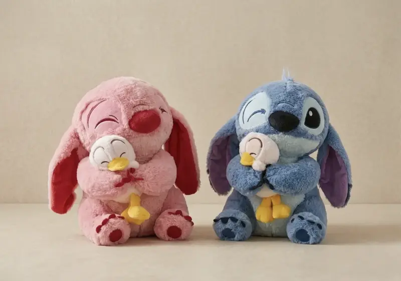 Peluches de Stitch y Angel - 2