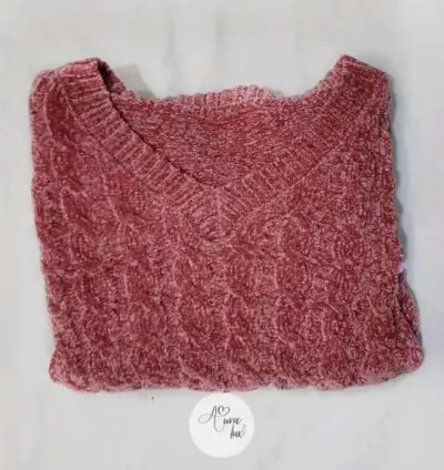 Sweater rosado tejido - miniatura 1