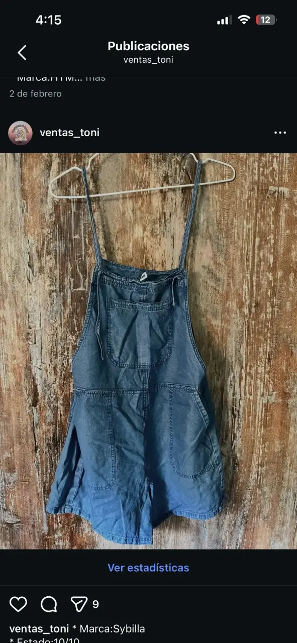 Jumper azul denim
