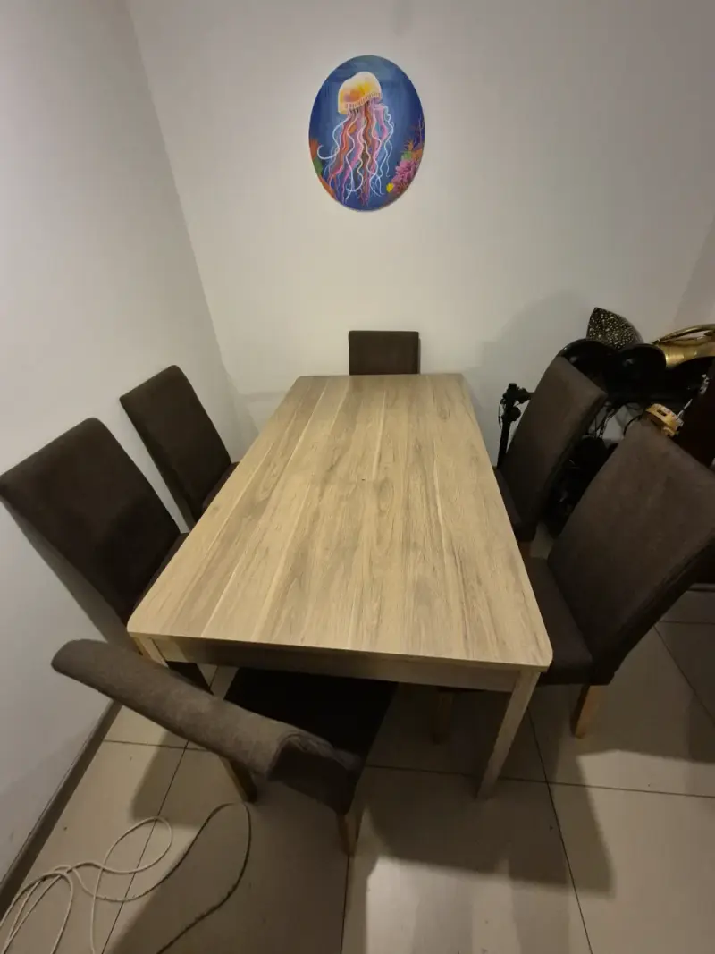 Juego de comedor moderno 6 sillas - 3