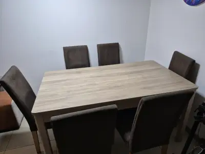 Juego de comedor moderno 6 sillas - miniatura 4