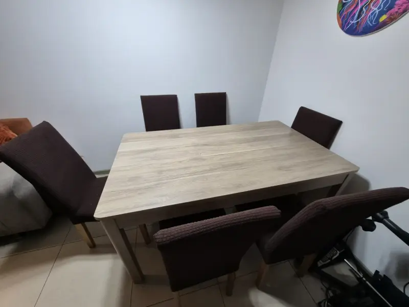 Juego de comedor moderno 6 sillas - 5
