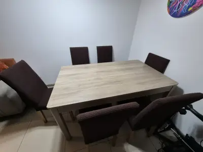 Juego de comedor moderno 6 sillas - miniatura 5