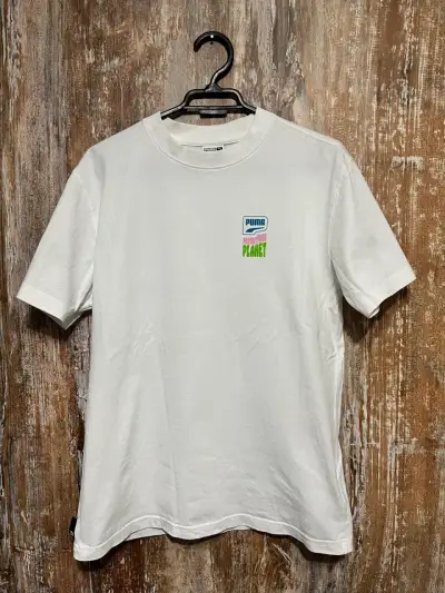 Polera blanca Puma estampada - miniatura 1