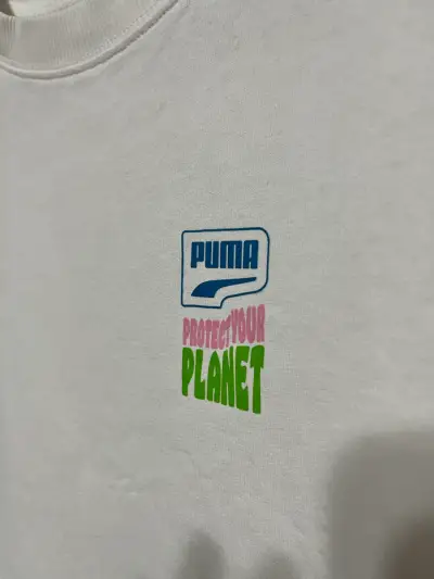 Polera blanca Puma estampada - miniatura 2