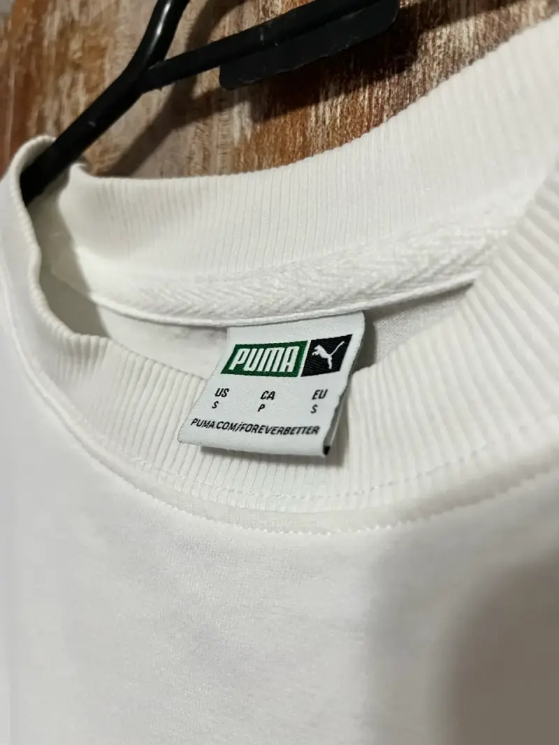 Polera blanca Puma estampada - 3