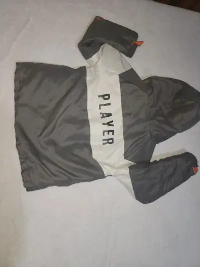 Chaqueta infantil con capucha gris - miniatura 3
