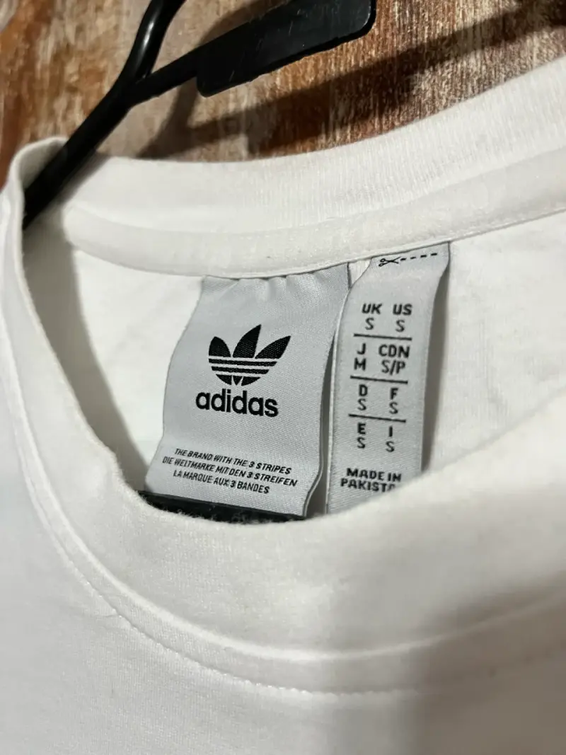 Polera blanca Adidas - 3