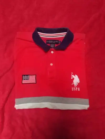 Polera polo roja USPA - miniatura 3