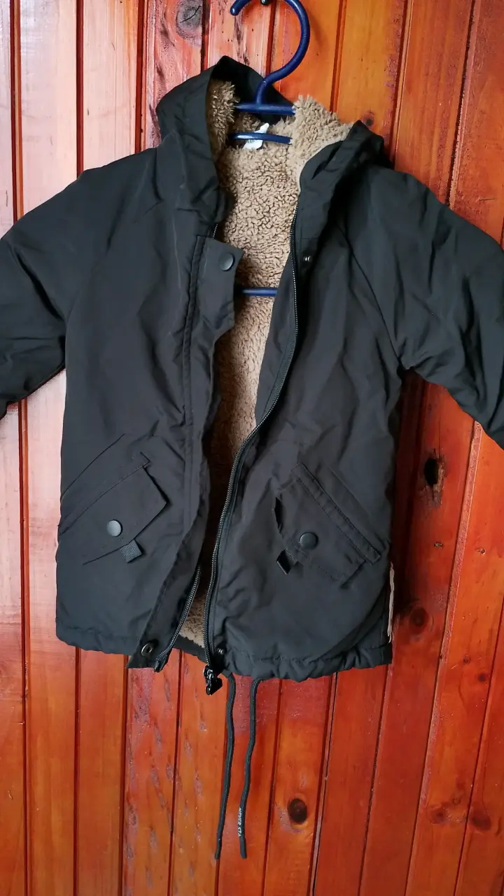 Chaqueta impermeable para niño verde - 5