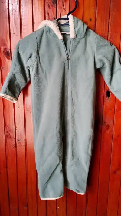 Chaqueta impermeable para niño verde - miniatura 6