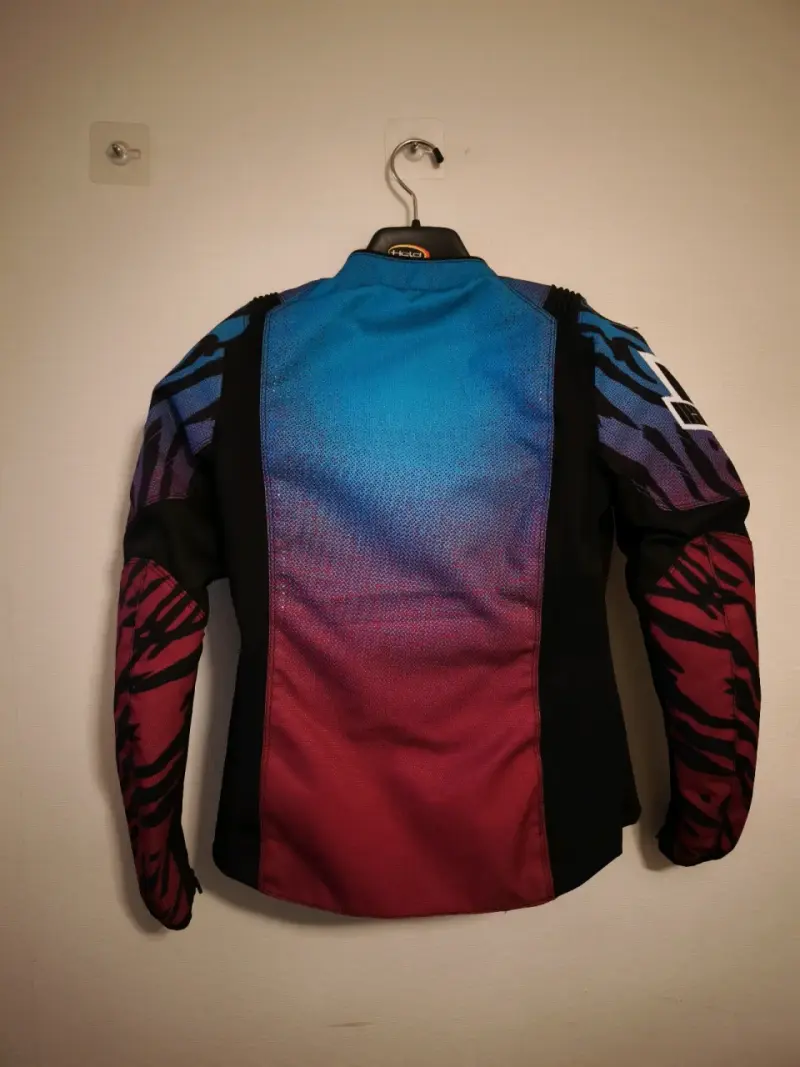 Chaqueta de moto multicolor - 3