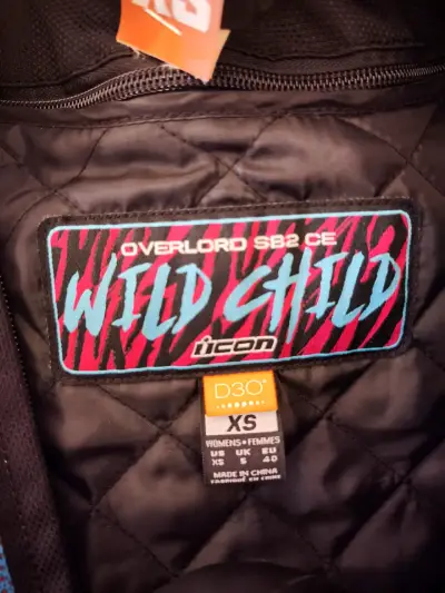 Chaqueta de moto multicolor - miniatura 4