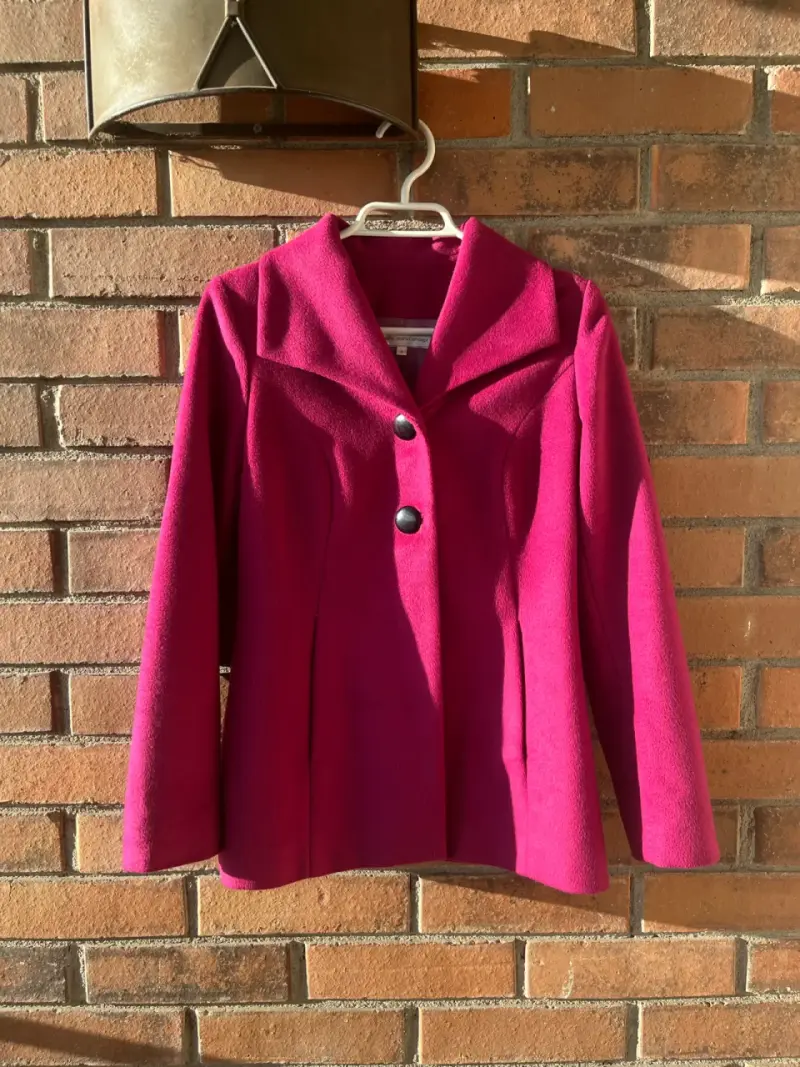 Chaqueta fucsia con botones S - 1