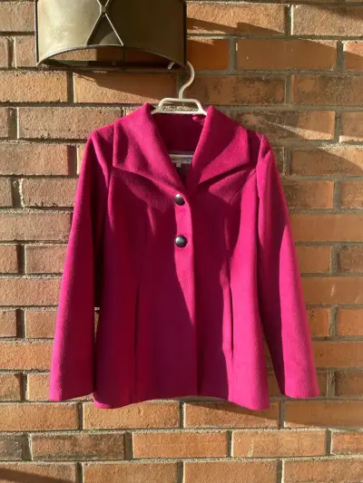 Chaqueta fucsia con botones S - miniatura 2