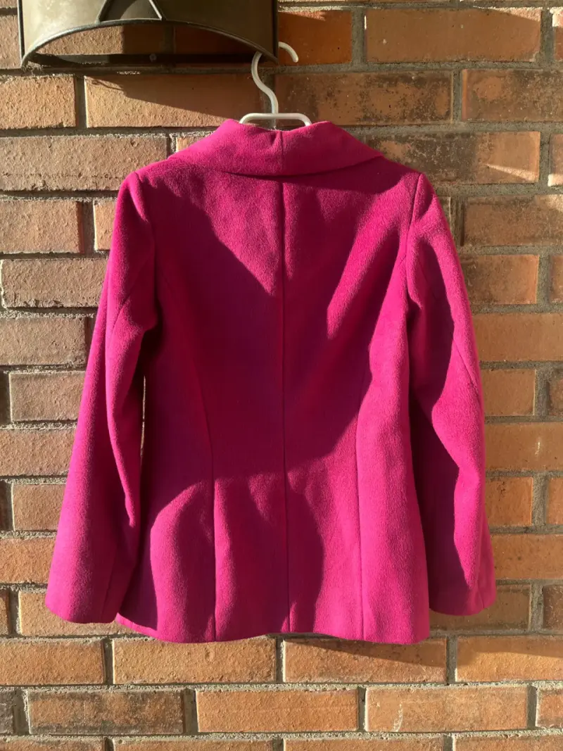 Chaqueta fucsia con botones S - 3