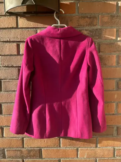 Chaqueta fucsia con botones S - miniatura 3