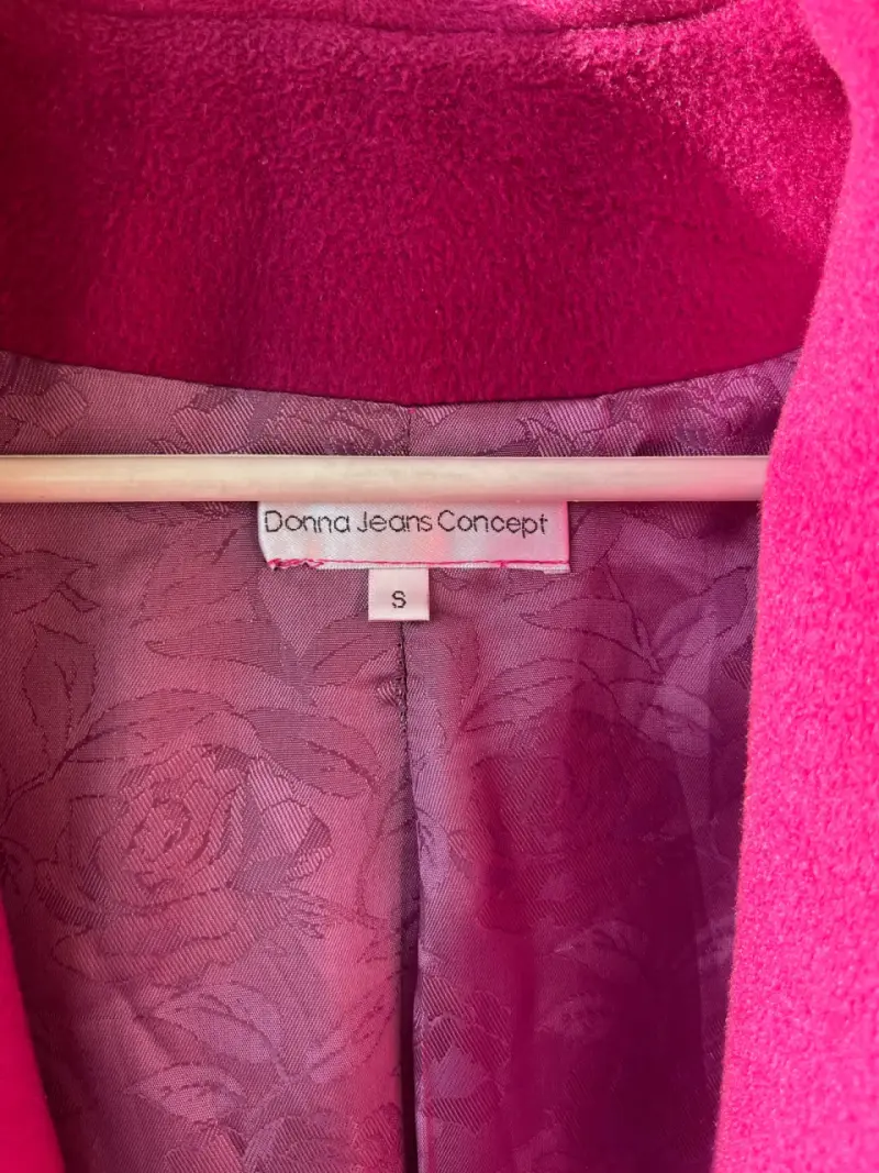 Chaqueta fucsia con botones S - 5