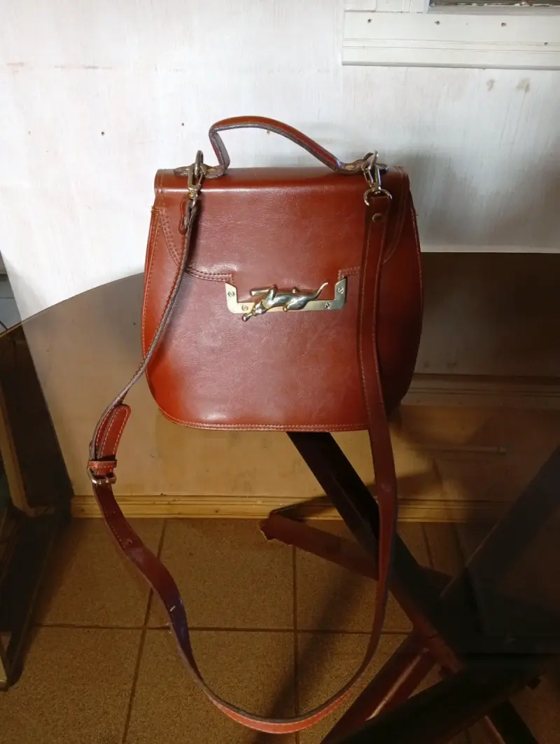 Cartera de cuero vintage
