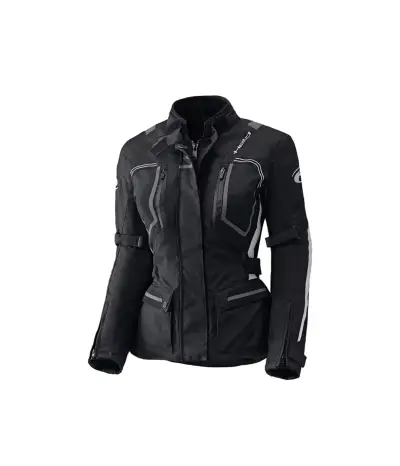 Chaqueta negra de moto - miniatura 1
