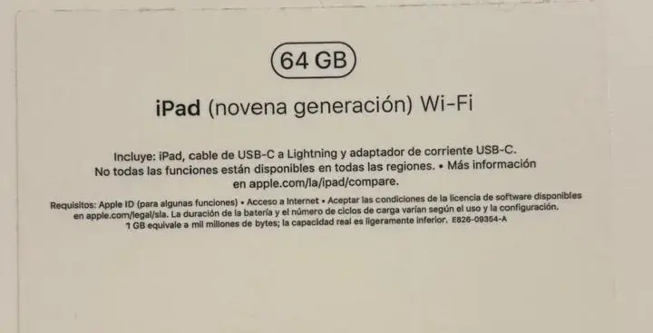 iPad 10.2 novena generación 64GB - 3