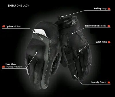 Guantes de moto SHIMA One Lady - miniatura 1