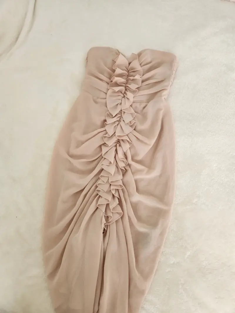 Vestido nude H&M Talla 34 - 1
