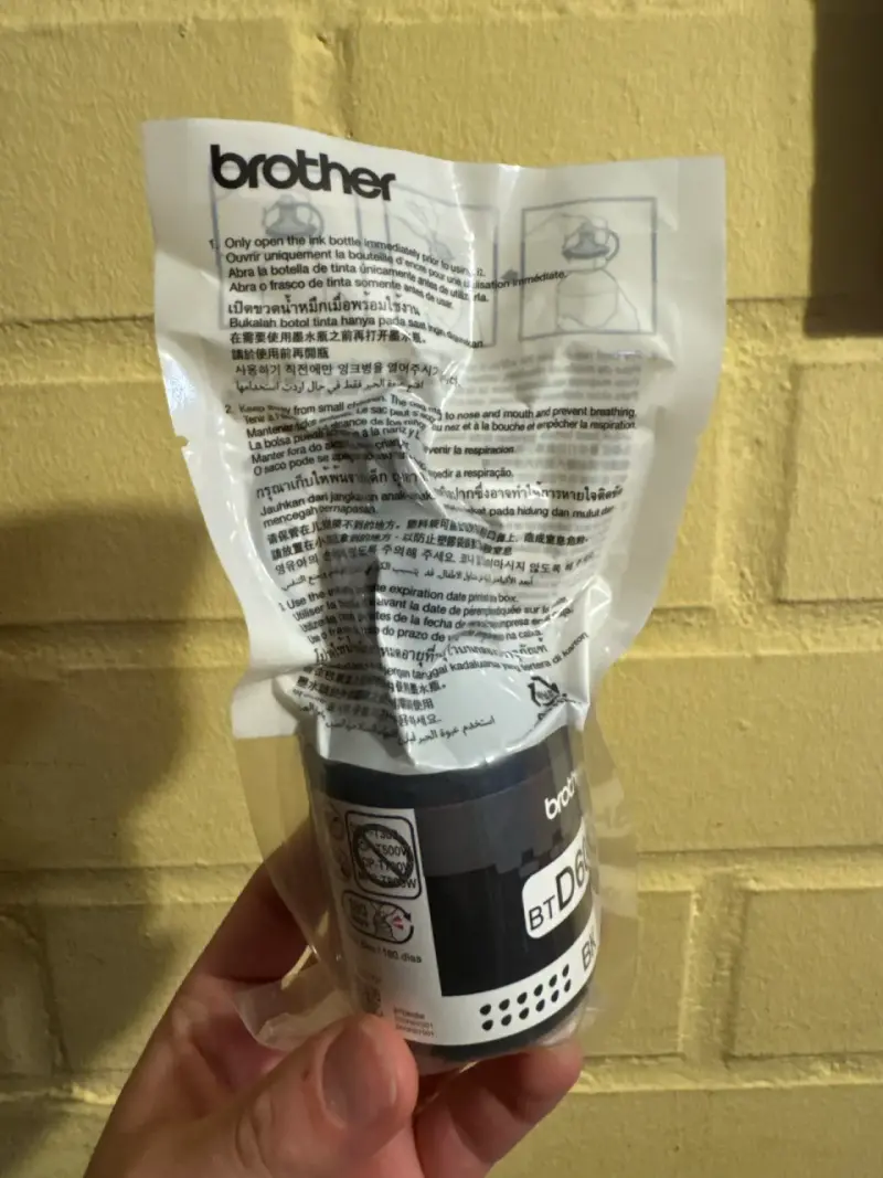 Tinta Brother BT D60BK negra - 2
