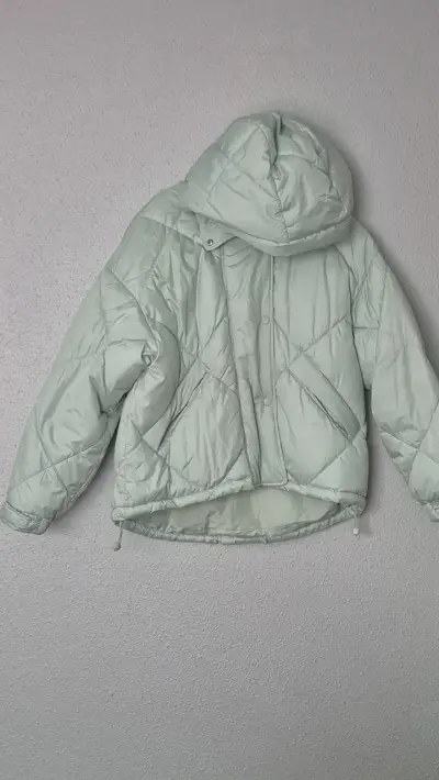 Parka acolchada color menta - miniatura 1