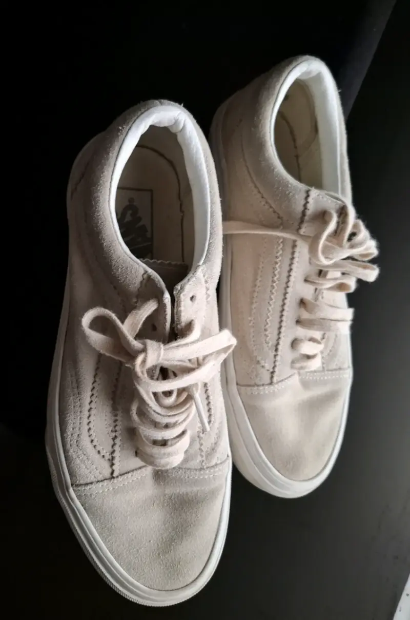 Zapatillas beige de gamuza - 1