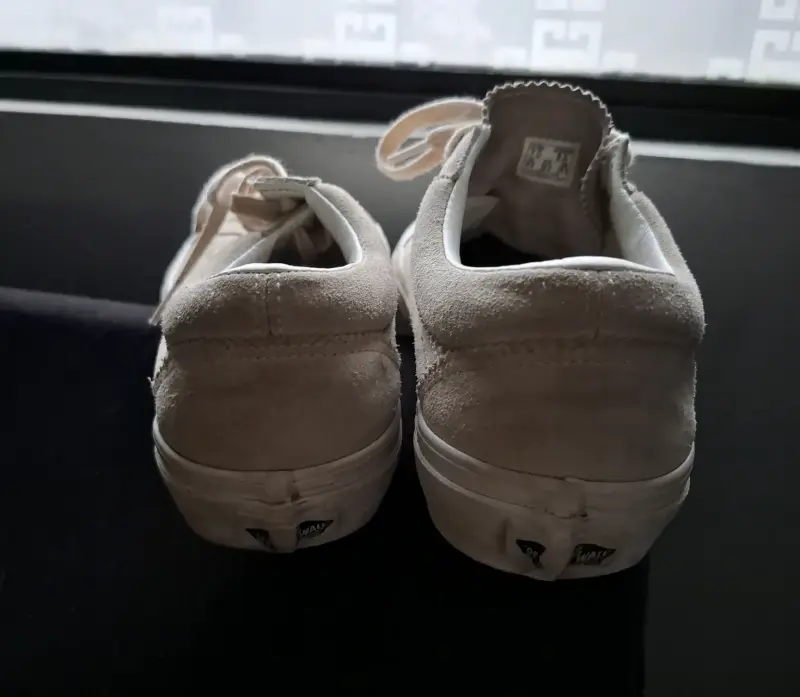 Zapatillas beige de gamuza - 2