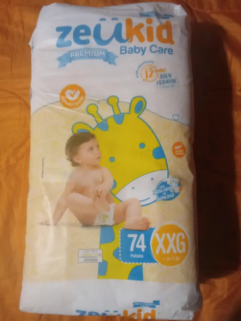 Pañales Zeükid Premium XXG