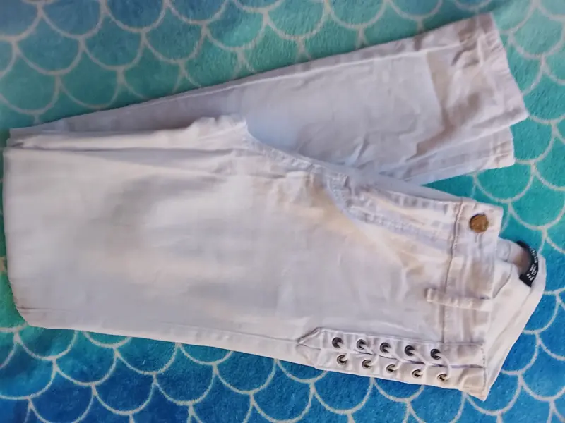 Pantalones rosados mujer con cinturón - 3