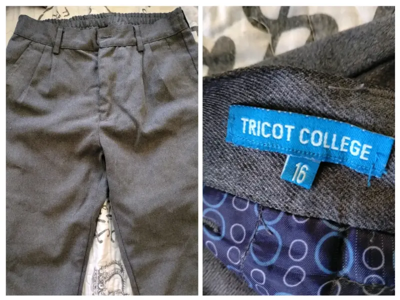 Pantalones escolares grises Tricot
