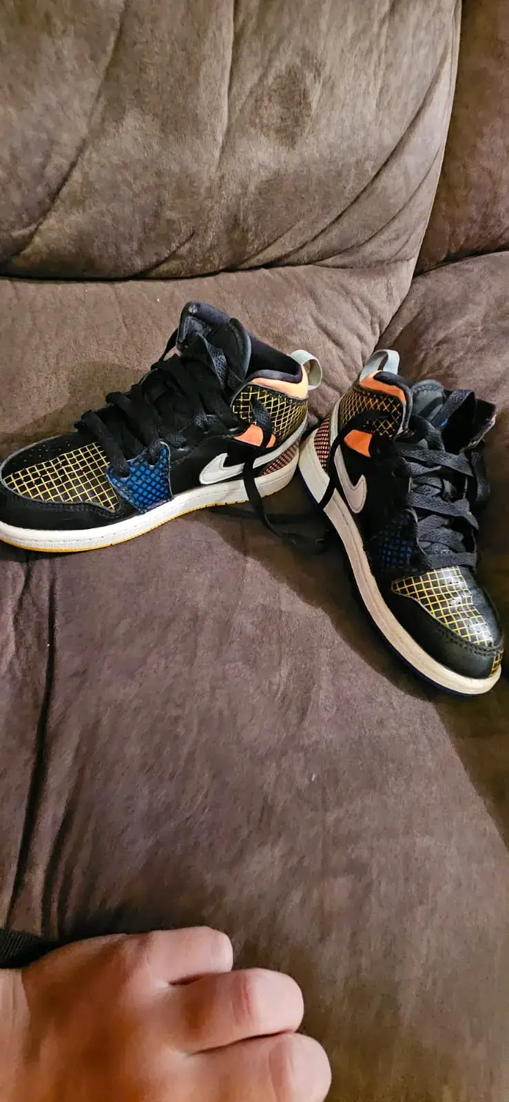 Zapatillas deportivas negras multicolor nike