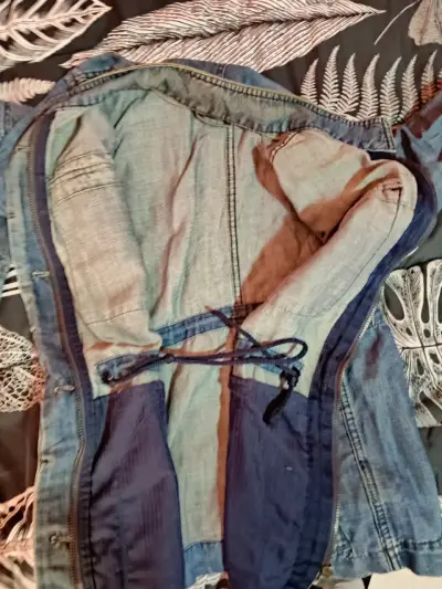 Chaqueta de mezclilla azul - miniatura 2