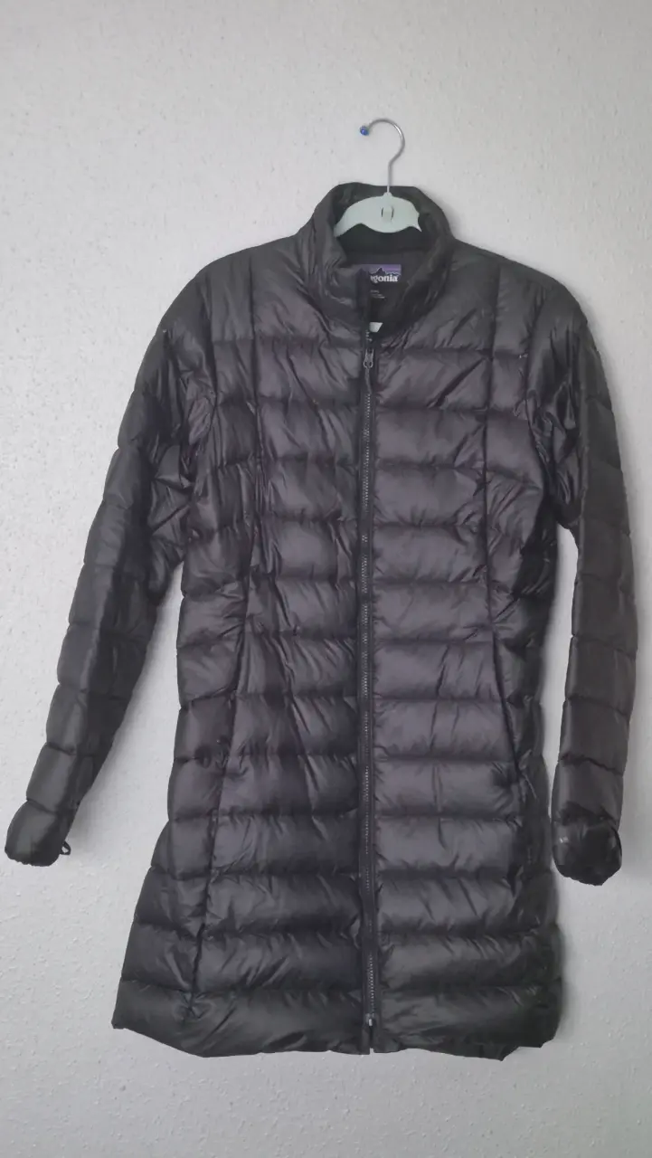 parka negro acolchado, Patagonia - 1