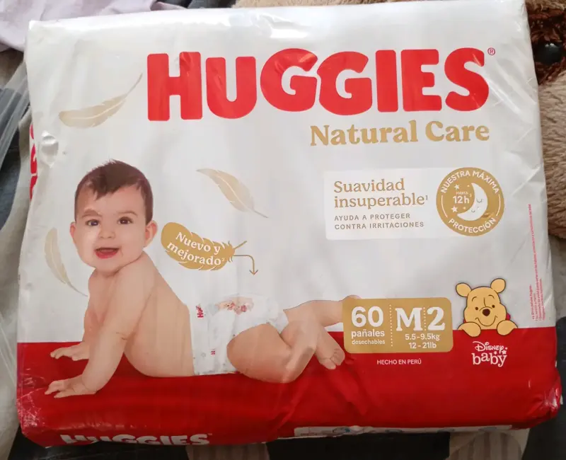 Pañales Huggies Natural Care M2