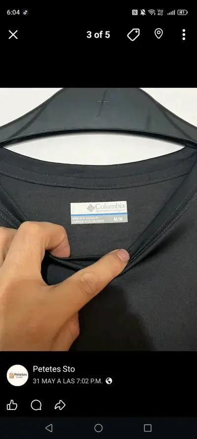 Polera Columbia manga largahombre talla M - miniatura 4