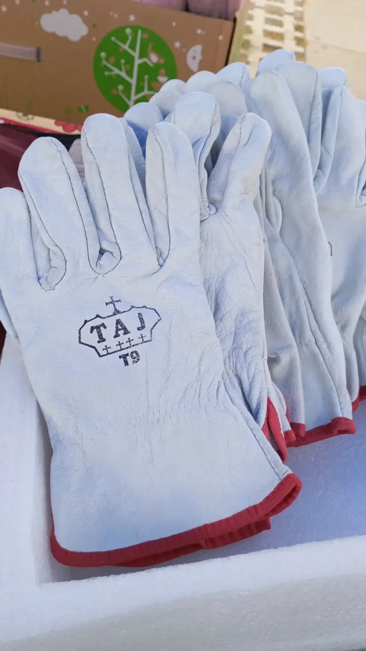 Guantes de trabajo gris