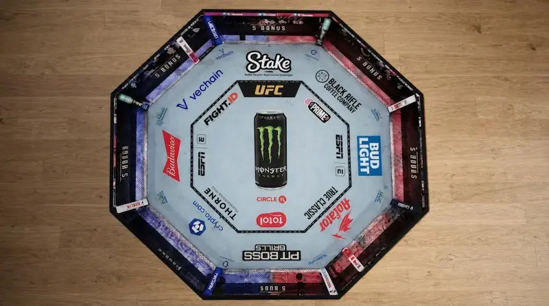 Mesa octagonal temática UFC - 3