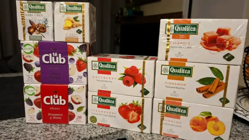 Variedad de tés Qualitea y Té Club