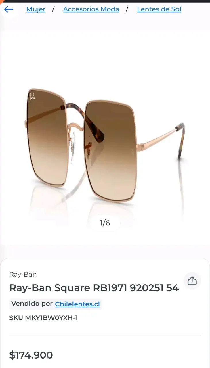 Lentes de sol Ray-Ban 1971 - 4