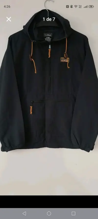 Anorak negro L.L. Bean Mujer talla S - miniatura 1