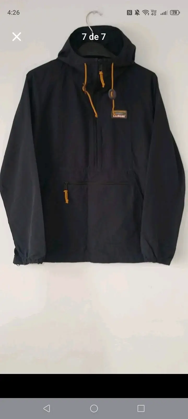 Anorak negro L.L. Bean Mujer talla S - 2