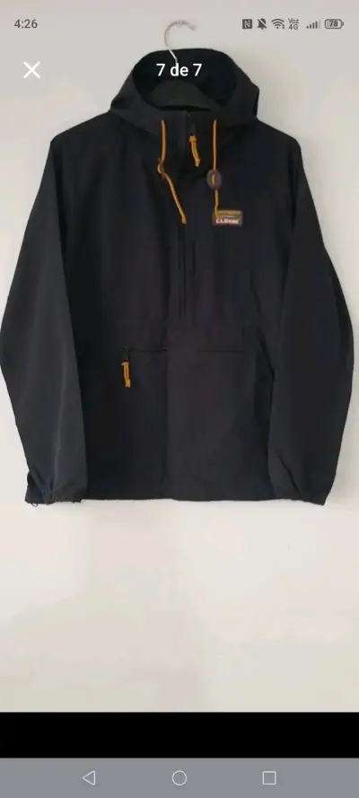 Anorak negro L.L. Bean Mujer talla S - miniatura 2